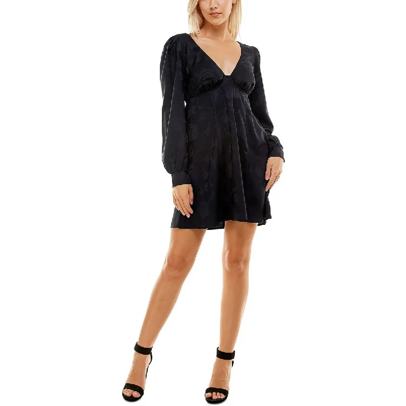 Crystal Doll Womens Juniors Party Mini Mini Dress