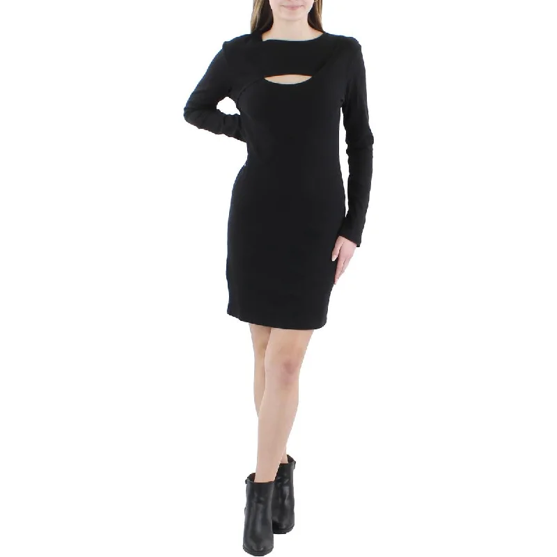 Lea & Viola Womens Cut-Out Party Mini Dress