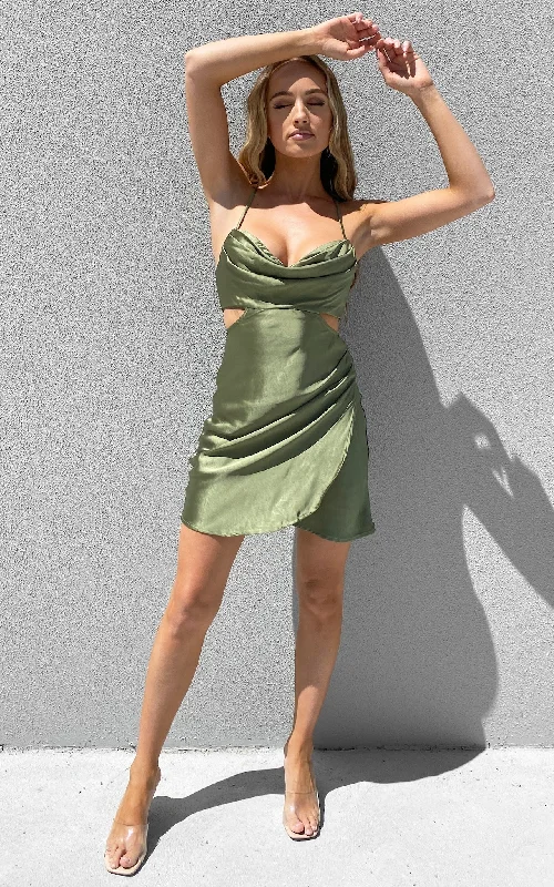 Calabria Dress - Olive